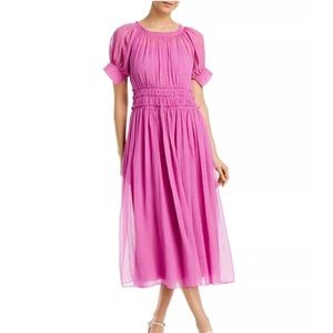 Rebecca Taylor, short sleeve pleated dress